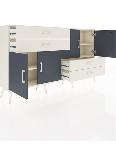 Arges Konsol 3 Raflı 4 Çekmeceli 4 Kapaklı 176x30x99 Aytaşı-antra Aytaşı-antrasit/aytaşı Arges Konsol 3 Raflı 4 Çekmeceli 4 Kapaklı 176x30x99 Aytaşı-antra Aytaşı-antrasit/aytaşı