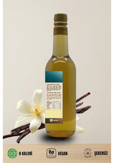 Şekersiz Sugar Free Vanilya Aromalı Kahve Şurubu 750 Ml - Barista Serisi Diğer