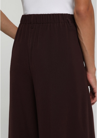 Colin's Colins Regular Fit Yüksel Bel Geniş Paça Kadın Mor Pantolon Cl1082188 Q1.v1 Dpl Dark Plum