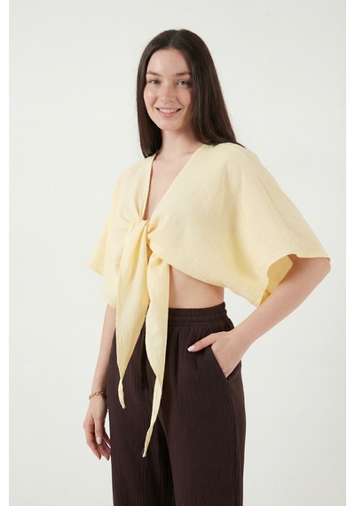 Lela Bayan Bolero 5866354 Sarı Sarı