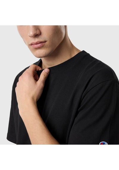 Champion Relaxed Fit Erkek Siyah T-shirt 220761 2800282