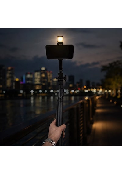 Mi 17 Pro Max Uyumlu Bluetooth Kumandalı Uzatılabilir 360 Döner Selfie Çubuğu Tripod