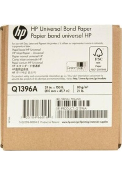 Hp A6de8a Unıversal Bond Kagıdı 24 Inc X 150 Ft 4lu Paket 4adet Q1396a