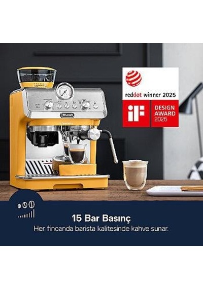 Delonghi La Specialista Arte EC9155.YE 1500 W Espresso&Cappucino Makinesi