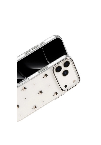 Apple iPhone Uyumlu  17 Pro Fiyonk Desenli Kapak - Desen 1 Diğer