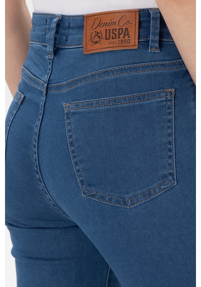 U.S. Polo Assn. Kadın Mavi Jean Toothpick Fit Pantolon 50307822-DN0022