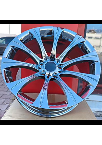 5x120 19 İnç Bmw E60 Krom M5 Jant Modeli Ön:9/arka:10 İthal Ürün Bir Takım 4 Adet