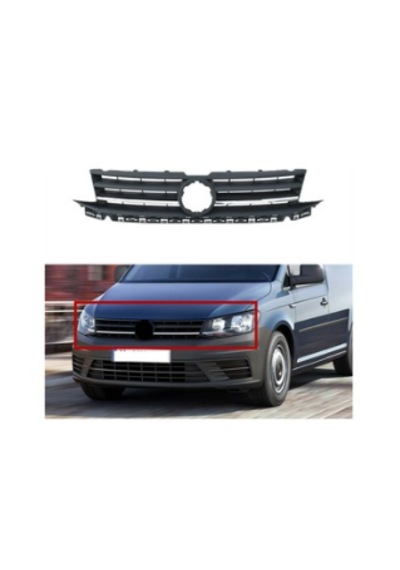 Volkswagen Caddy 2015-2020 Ön Panjur Tek Kromlu - 2k5853651a