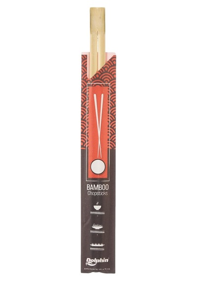 Dolphin Çin Yemek Çubuğu-chopsticks 23cm 50 Çift Çok Renkli