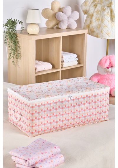Serstil Little Sun Serisi Küçük Hurç -fermuarlı Çocuk Odası Düzenleme Kumaş Saklama Organizer 52x28x21cm