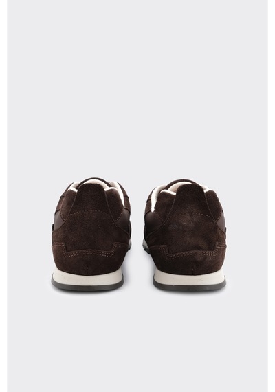 Derinet Bağcıklı Günlük Kadın Sneaker Kahve Süet Kahve Süet