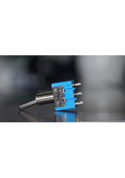 Mini Toggle Switch On-off-on 3 Pin 6a 125vac Mavi Anahtar Mts-103