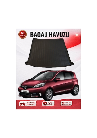 Renault Grand Scenic 3 5 Koltuk 2012-2016 3d Bagaj Havuzu Premıum A+