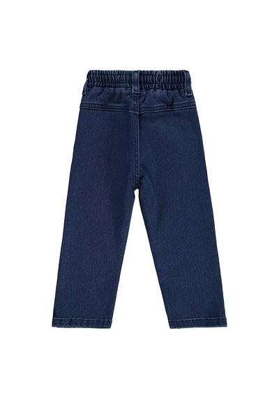 Civil Boys Beli Lastikli Jogger 2-5 Yaş Pantolon Kot - Mavi KOYU MAVİ