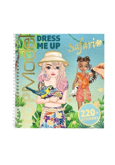 Dress Me Up Moda Tasarım Çıkarma Defteri Stickerlı Giydirme Aktivite Kitabı Çok Renkli