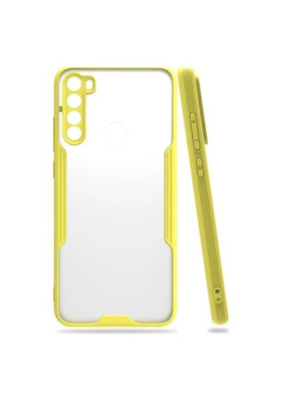 Flzdgnkr Newface Xiaomi Redmi Note 8 Kılıf Platin Silikon - Sarı