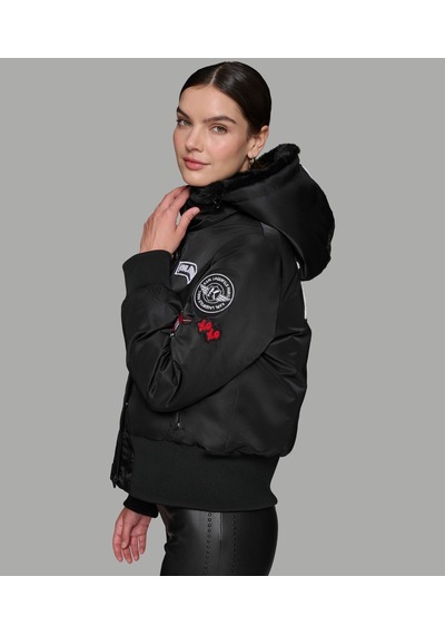 Karl Lagerfeld Kadın Mont Lwomp839-blk Siyah
