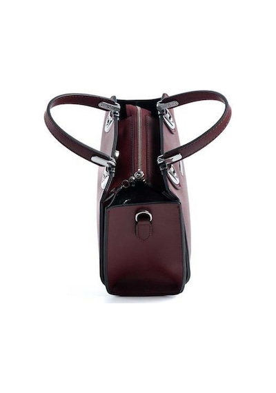 Silver Polo Sp1133 Kadın El Çantası Düz Bordo-bordo