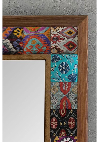 Oscar Stone Decor Masif Çerçeveli Mozaik Taş Ayna 43 Cm X 43 Cm Ayn4040-022 Diğer