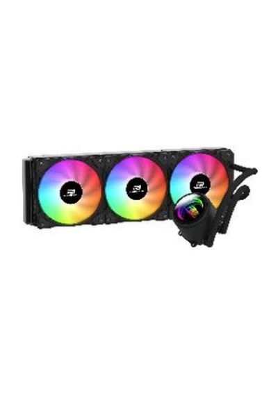 Powerboost Cırcle 360b Raınbow Fanlı Lga1700/am5 Uyumlu 360mm Cpu Sıvı Soğutma Sıstemı Sıyah Pb-lcs