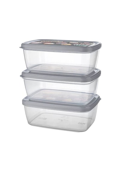 Saklama Kabı 3 Lü Set 850 Ml N1134278 Çok Renkli