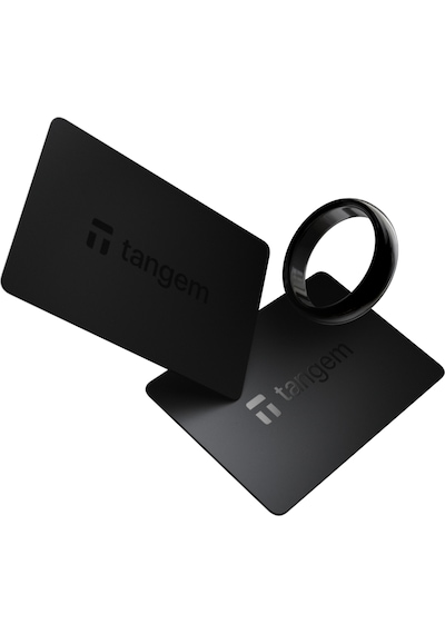 Tangem Wallet Ring Size 9 Kripto Para Cüzdanı Nfc-soğuk Cüzdan 1 Ring + 2 Cards