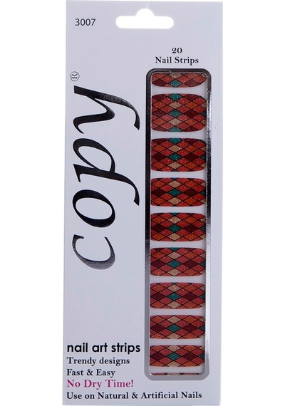 Copy Oje Tırnak Bandı Orangey Art 3007