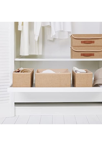 Ocean Home Textile Jüt Çekmece İçi Organizer Set Açık Bej