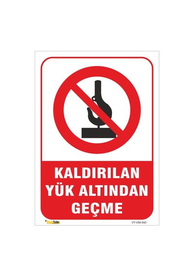 KALDIRILAN YÜKÜN ALTINDAN GEÇME LEVHASI VİM 040