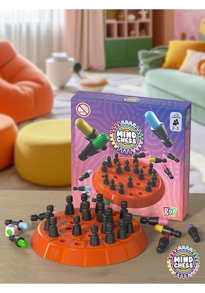 Go Toys Mind Chess Renklerle Hafıza ve Zihin Geliştirme Satrancı Hafıza Oyunu