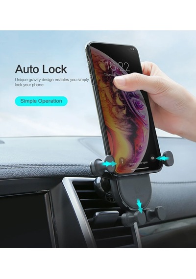 Auris H9 Havalandırmaya Giren Model Araç İçi Telefon Tutucu