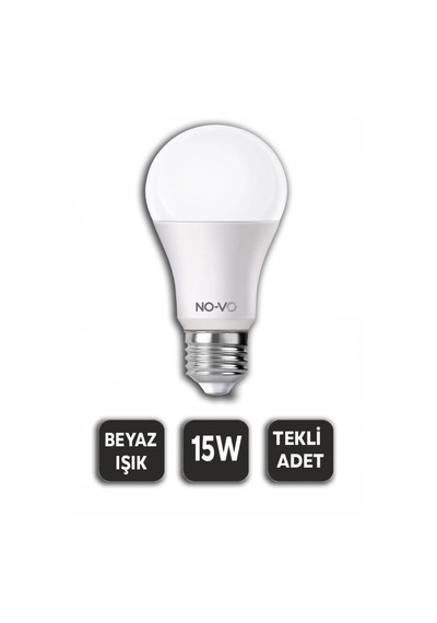 10 Adet 15w Beyaz Led Ampul 1200lm 6500k 15.000 Saat Ömür 5332