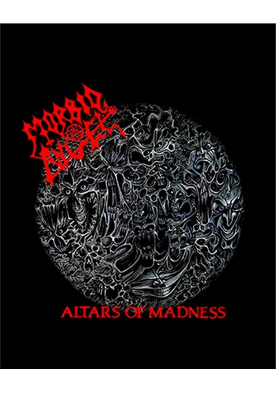 Zepplin Giyim Morbid Angel Altars of Madness Büyük Sırt Patch Yama Siyah