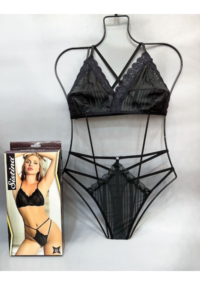 Siyah Bralet Sütyen Takım - B863 Siyah