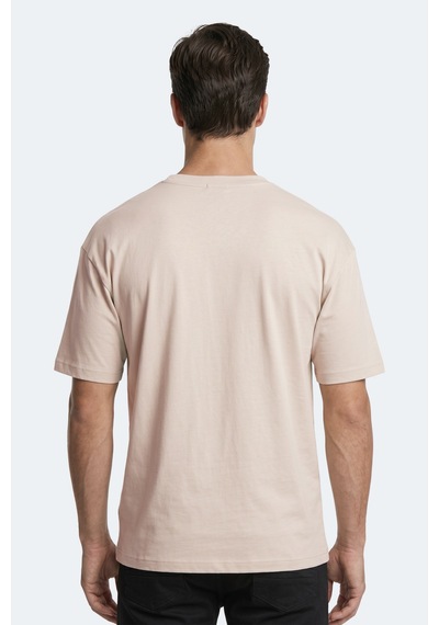 Slazenger Katre Erkek V Yaka Bej Tişört