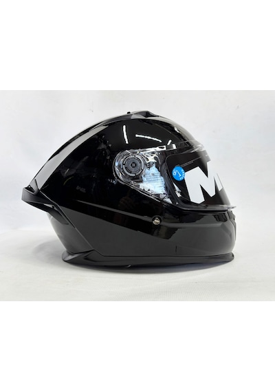 Mt Braker Sv Pure A11 Parlak Siyah İç Güneş Vizörlü Kask Siyah