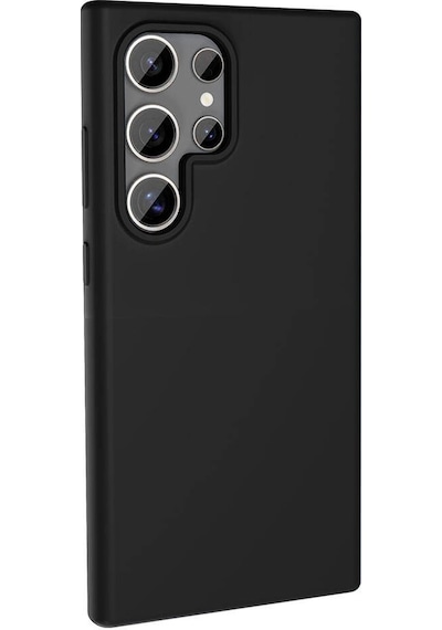 Galaxy S23 Ultra Kılıf M-safe Şarj Özellikli Sıvı Teknolojili Silinebilir Sert Zore Kivi Kapak Lacivert