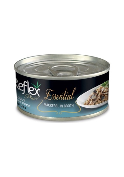 Reflex Plus Essential Uskumru ve Sardalya Balıklı Konserve Yetişkin Kedi Maması 12 x 70 G