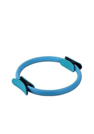 38 Cm Pilates Çemberi Yoga Pilates Ring İç Bacak, Karın Ve Kalça Sıkılaştırıcı Egzersiz Aleti Mavi Karışık