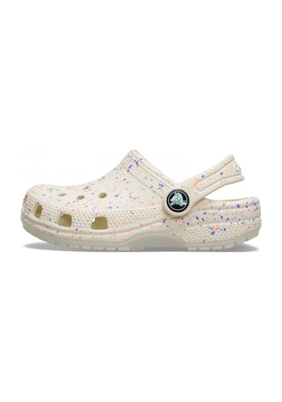 Crocs Classic Glow Paint Splatter Clog Çocuk Bej Günlük Stil Terlik 212495 2mt