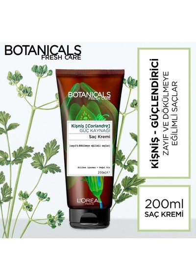 L'Oreal Paris Botanicals Kişniş Güç Kaynağı Saç Bakım Kremi 200 ML