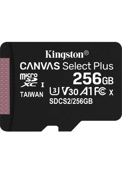 Kingston 256Gb Microsd Canvas Select+ Hafıza Kartı Sdcs2/256Gb