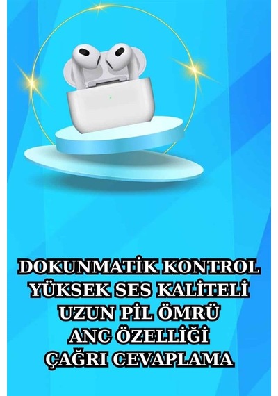 Akıllı Saat Ve Kulaklık Seti Bildirim Görme Arama Cevaplama Anc Özelliği