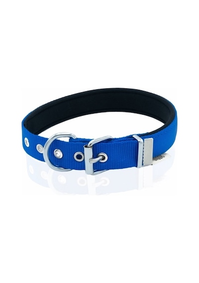Doggie Konfor Dokuma Boyun Tasması Royalblue 2,5x37 45 Cm Mavi