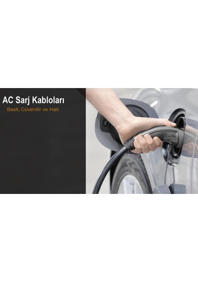 Weidmüller 279130000 2 Tarafı 2 Soketli Düz 7.5 M Tip Elektrikli Araç Şarj Kablosu