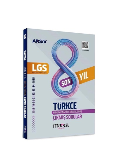Marka 2026 8. Sınıf Lgs Türkçe Çıkmış Sorular Son 8 Yıl Konularına Göre Çözümlü Arşiv Serisi Marka Y