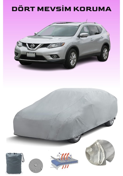 Gri Nissan Rogue 3 Araba Brandası, Oto Örtüsü, Araba Çadırı Gri