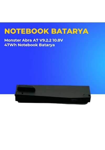 Monster Abra A7 V9.2.2 10.8v 47wh Notebook Batarya