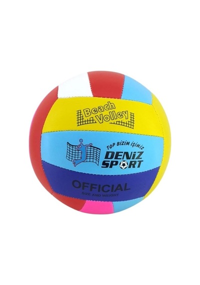 Voleybol Topu Dikişli Voleybol Topu Sarı - Kırmızı