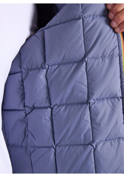 K-way Mavi Erkek Kapüşon Mont K8127ww Jack St Thermo Double Mavi - Gri